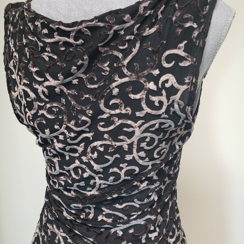 Velvet Burnout Sleeveless Beauty by Etam